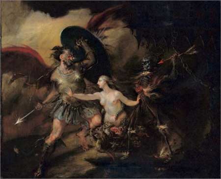 Satan, Sin and Death - William Hogarth Satan, Sin and Death - William Hogarth