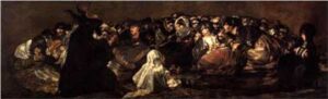 The Great He-Goat Or Witches Sabbath - Francisco Goya