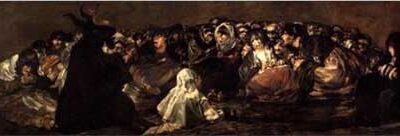 The Great He-Goat Or Witches Sabbath - Francisco Goya