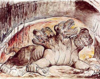 Cerberus - The Inferno - William Blake