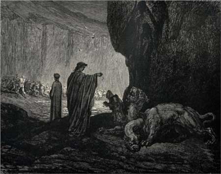 Cerberus - The Inferno - Gustave Dore