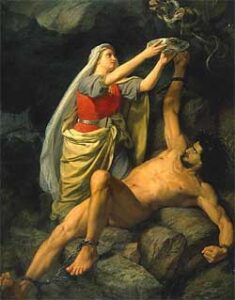 Loki and Sigyn - Marten Eskil Winge