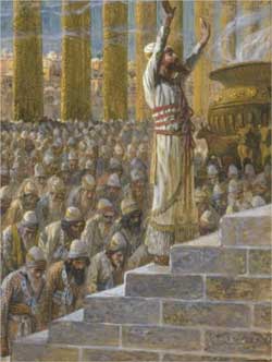 Solomon Dedicates the Temple at Jerusalem - James Tissot
