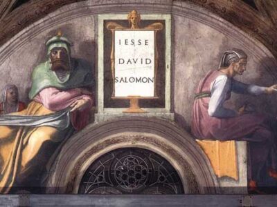 The Ancestors of Christ: David, Solomon - Michelangelo