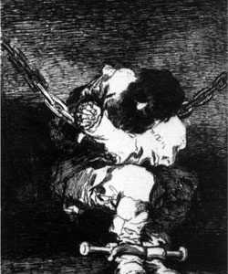 The Captivity is as Barbarous as the Crime - Francisco Goya