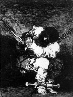 The Captivity is as Barbarous as the Crime - Francisco Goya