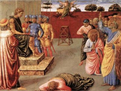 Fall of Simon Magus - Benozzo Gozzoli