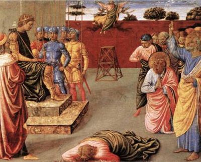 Fall of Simon Magus - Benozzo Gozzoli