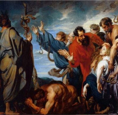 Mozes and the brass snake - Anthony van Dyck