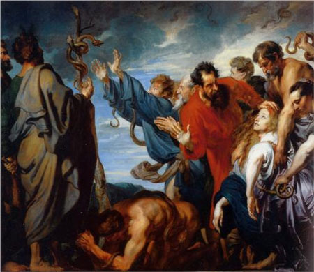 Mozes and the brass snake - Anthony van Dyck