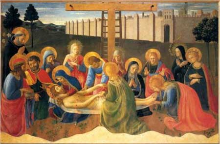 Lamentation over Christ - Fra Angelico