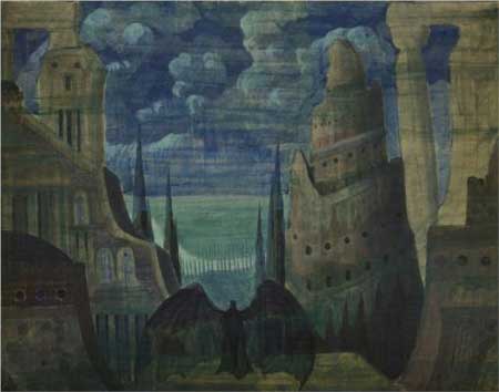 The Demon - Mikalojus Ciurlionis