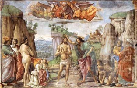 Baptism of Christ - Domenico Ghirlandaio