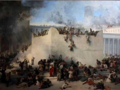 Destruction of the Temple of Jerusalem - Francesco Hayez