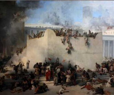 Destruction of the Temple of Jerusalem - Francesco Hayez