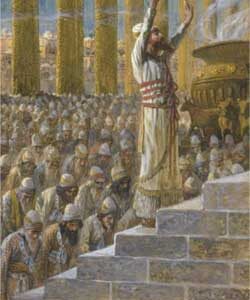Solomon Dedicates the Temple at Jerusalem - James Tissot