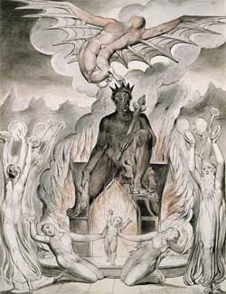 The Flight of Moloch - William Blake