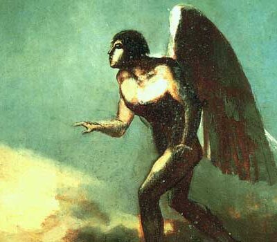 The Winged Man (The Fallen Angel) - Odilon Redon