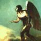 The Winged Man (The Fallen Angel) - Odilon Redon