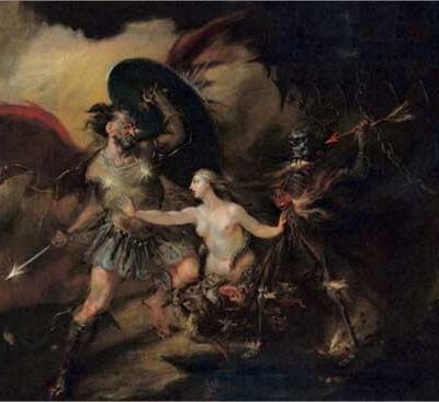 Satan, Sin and Death - William Hogarth