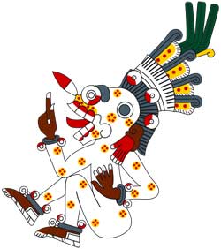 Mictlantecuhtli in the Codex Borgia