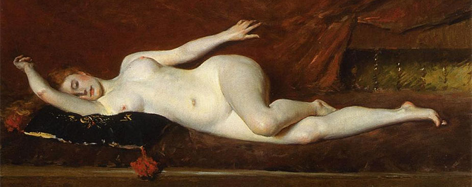 A Study in Curves - William Merritt Chase