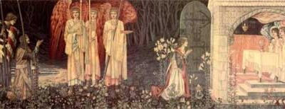 The Vision of the Holy Grail to Sir Galahad, Sir Bors, and Sir Perceval - Edward Burne-Jones