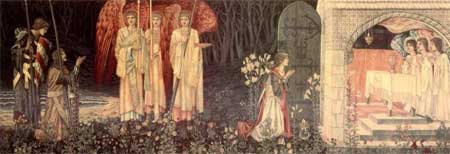 The Vision of the Holy Grail to Sir Galahad, Sir Bors, and Sir Perceval - Edward Burne-Jones