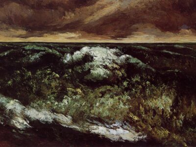 The Angry Sea - Gustave Courbet