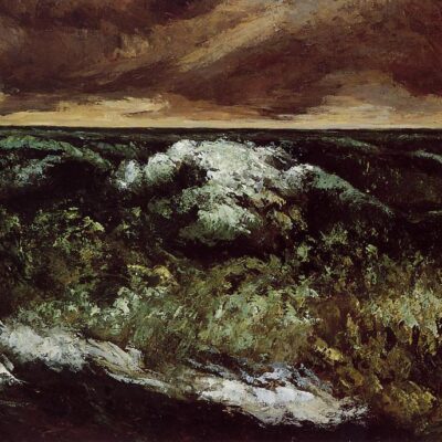 The Angry Sea - Gustave Courbet