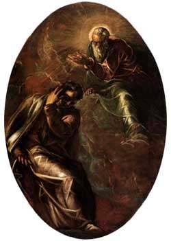 The Eternal Father Appears to Moses - Tintoretto