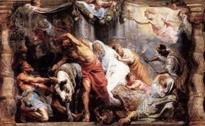 The Victory of Eucharistic Truth over Heresy - Peter Paul Rubens