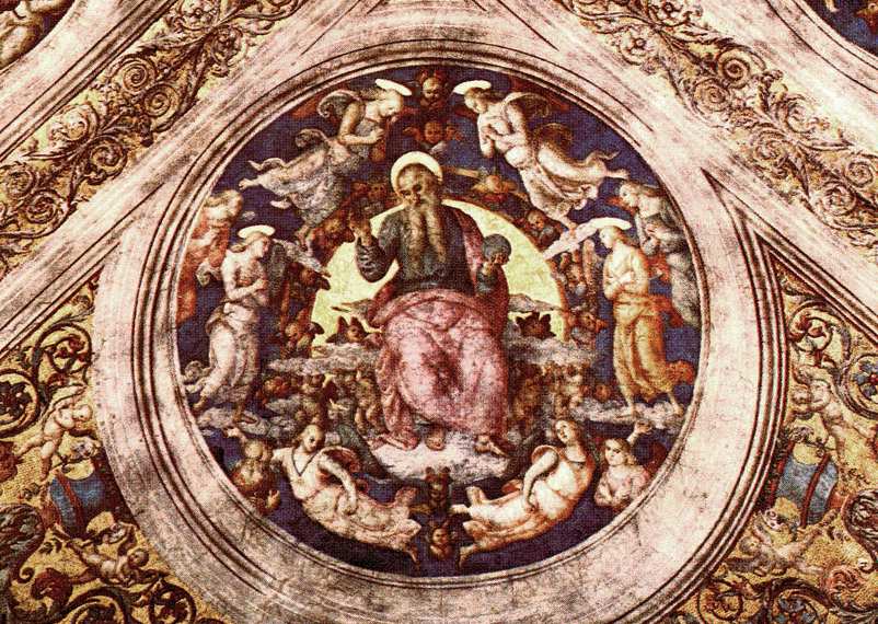 Problem of Evil: God the Creator and Angels - Pietro Perugino