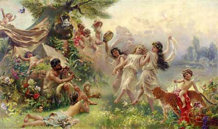 Happy Arcadia - Konstantin Makovsky Happy Arcadia - Konstantin Makovsky
