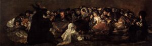 The Great He-Goat Or Witches Sabbath - Francisco Goya