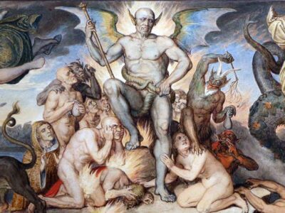 l'inferno di dante by Joseph Anton Koch (1825)