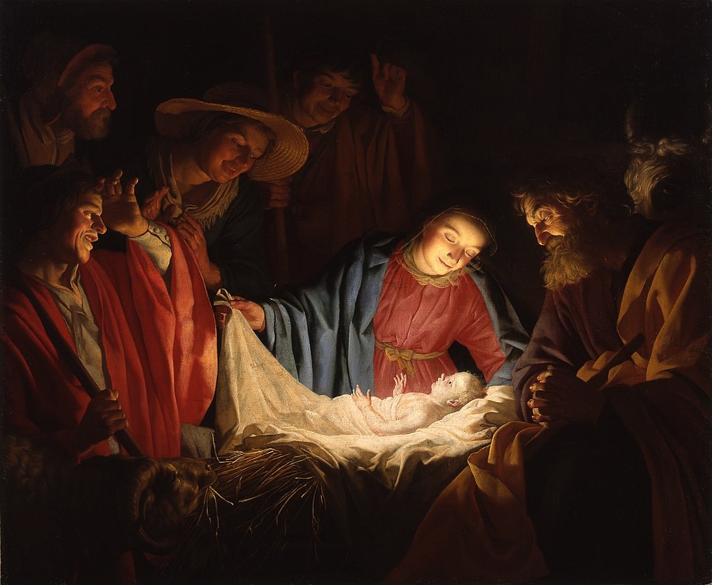From Jesus to Christ: Adoration of the Shepherds by Gerard van Honthorst (1622)