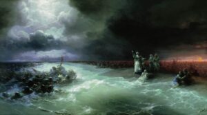 Passage of the Jews through the Red Sea by Ivan Aivazovsky (1891)