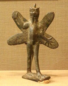 Pazuzu figurine from Neo-Assyrian period, 900-612 BC via Oriental Institute Museum, University of Chicago