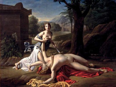 Pyramus and Thisbe by Pierre Gautherot (1799)